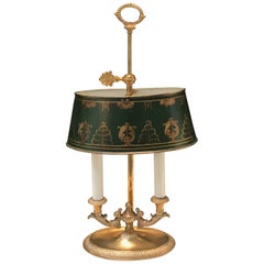 French Gilt Bronze Bouillotte Lamp