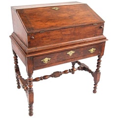 Antique New England William and Mary Desk on Frame