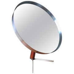 Steel and Teak Mid-Century Modern Dressing Mirror by Durlson Designs