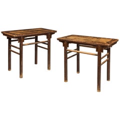Pair of 19th Century Chinese Alter Tables