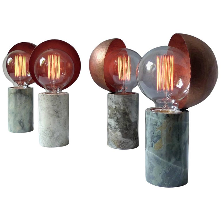 Marble Table Lamps, Sander Bottinga For Sale at 1stDibs