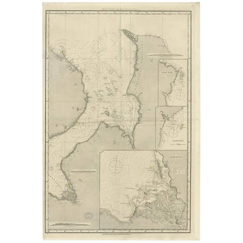 Antique Map of the British Islands to the White Sea by J. Imray