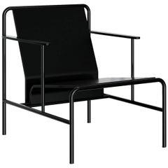 Sessel „N“ im Art déco-Stil mit schwarz lackiertem Holz von Dmitry Samygin