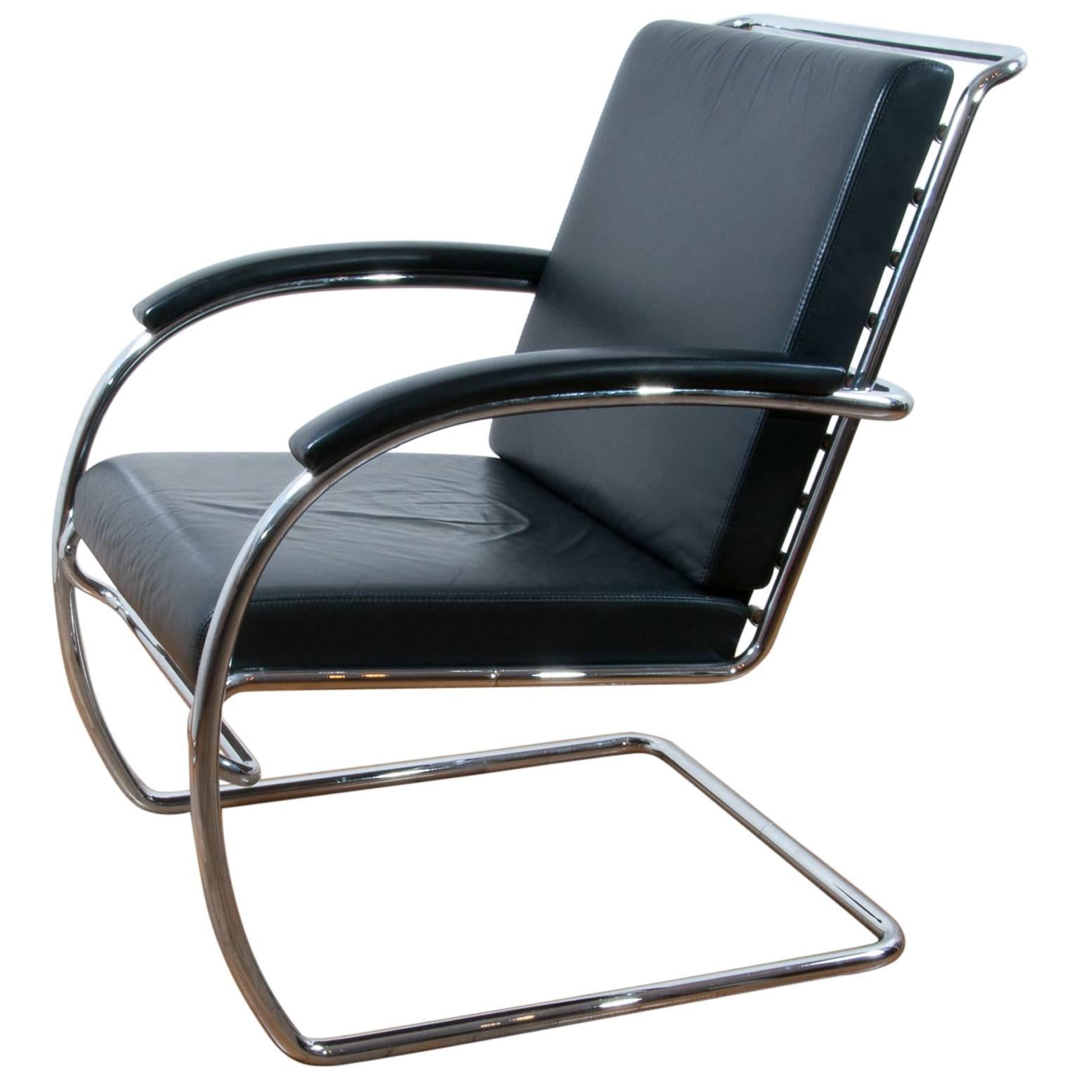 Thonet K147 Cantilever Lounge Chair Bauhaus Classic Designed, Anton Lorenz, 1930 For Sale