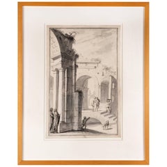 Juriaan Andriessen, Black Pen and Ink Drawing