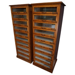 Oak Haberdashery Shop Cabinet, 1930s