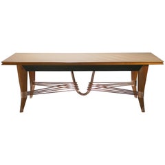 Large French Modernist Dining Table in the Style of Jean Royère, 1950s