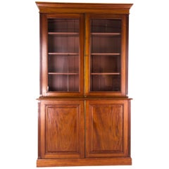 Antique Bookcase, Walnut Display Case, Victorian, Scotland 1870, B776 REDUCED