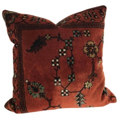 Custom Amsterdam School Vintage Mohair Pillow, Netherlands