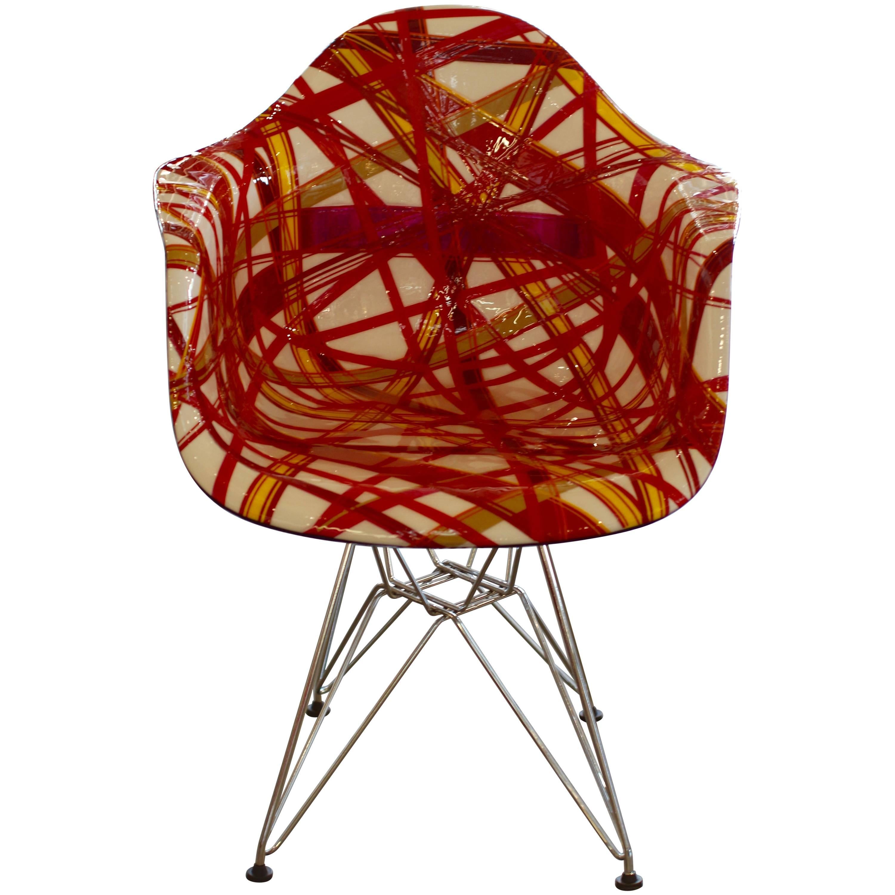 Mauro Oliveira Decorated Chair "Summer"