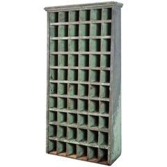 Tall Apple Green General Store Cubby Vintage Hardware