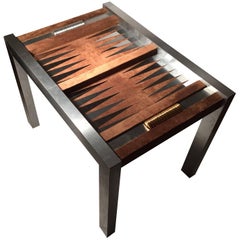 Retro Paul Evans Backgammon Table