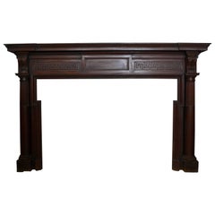 Mahogany Fireplace Mantel