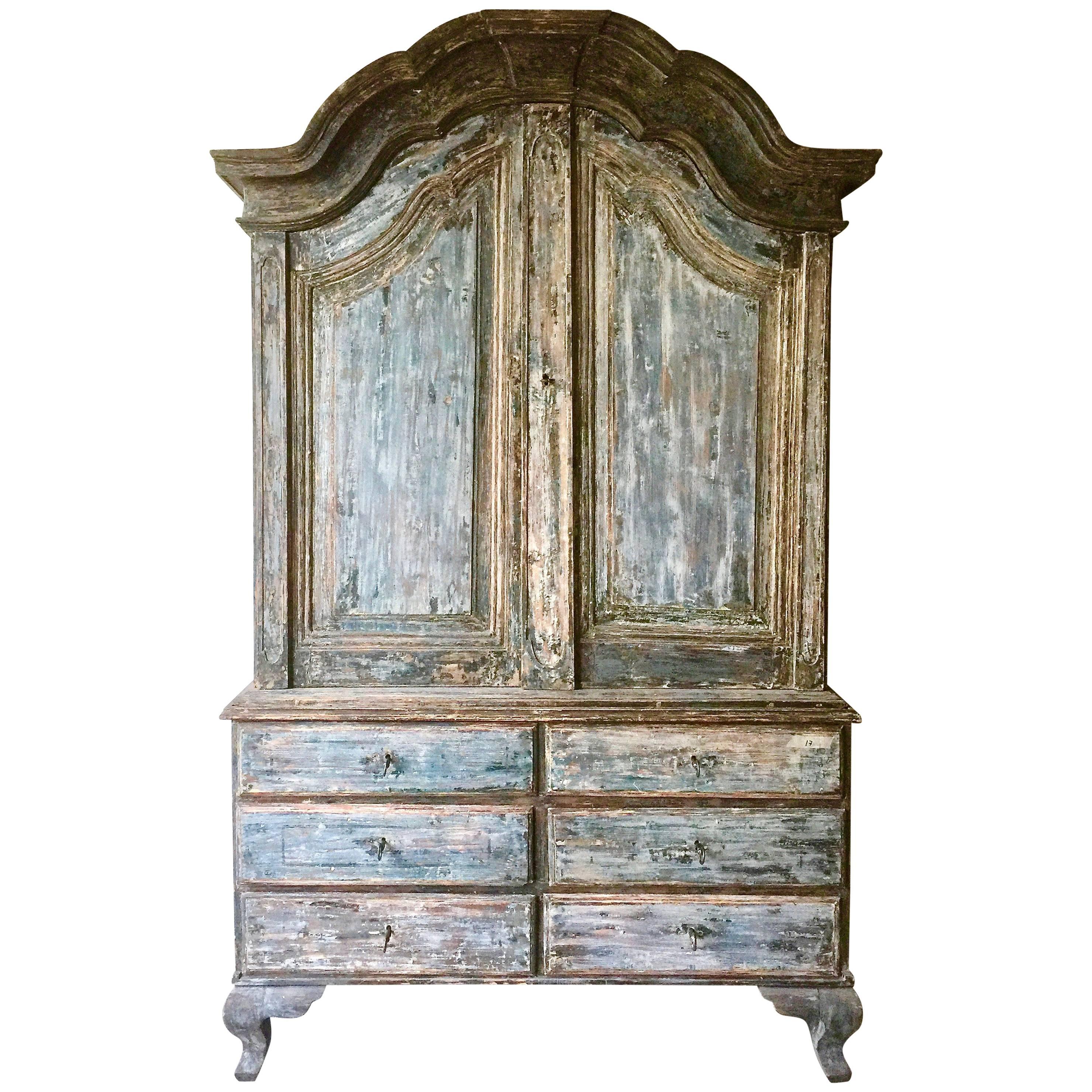 18th Century Swedish Period Rococo Cabinet