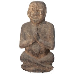Tribal Statue Shaman Figure from Accham, West Nepal, Early to Mid-20th Century