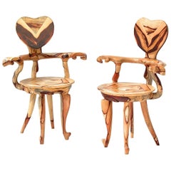 Fauteuil Casa Calvet conçu par Antoni Gaudi, fabriqué en bois de Tamarind