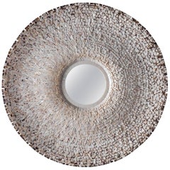 Round Mirror, White Shell and Convex Mirror, Etienne de Souza