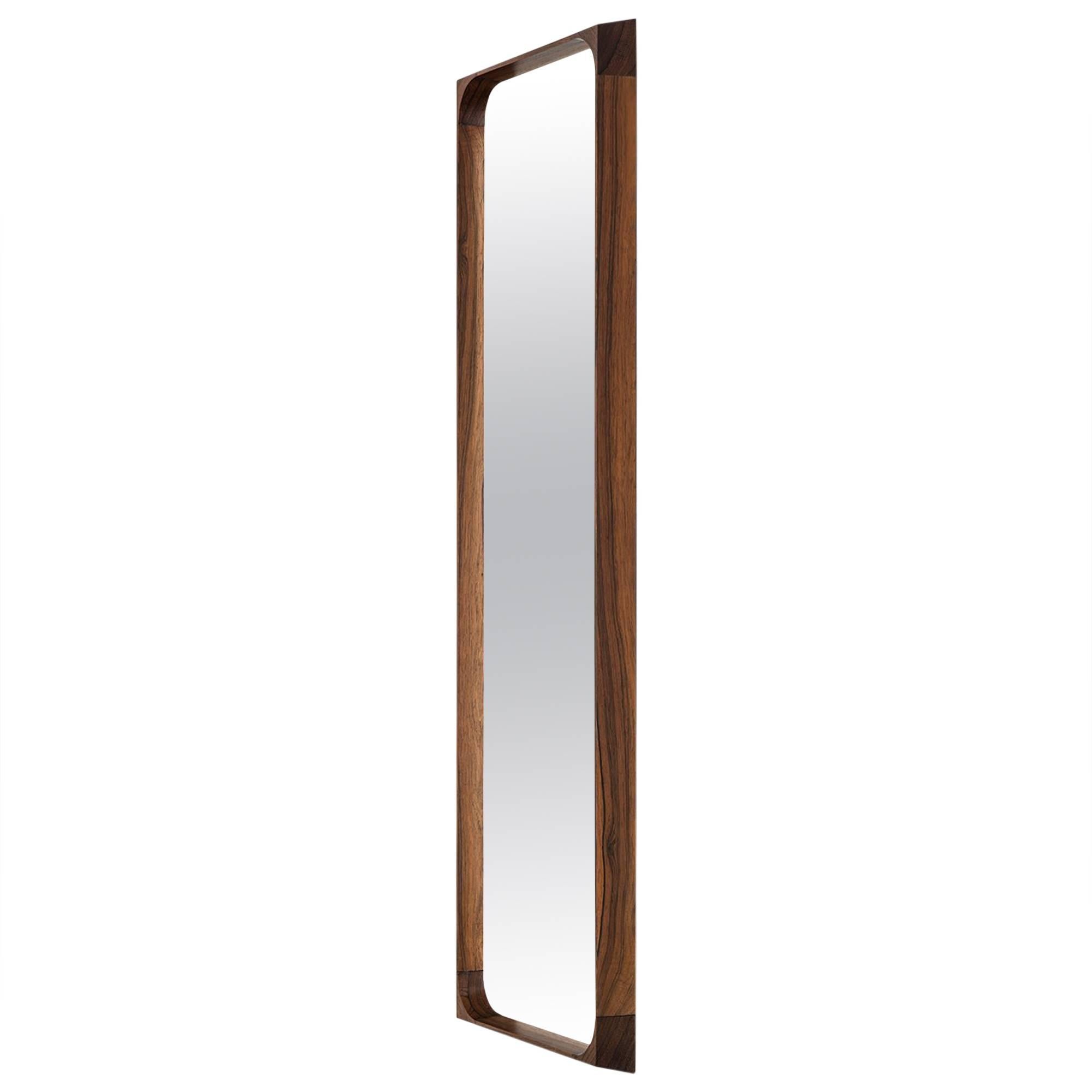 Rosewood Mirror Produced in Denmark