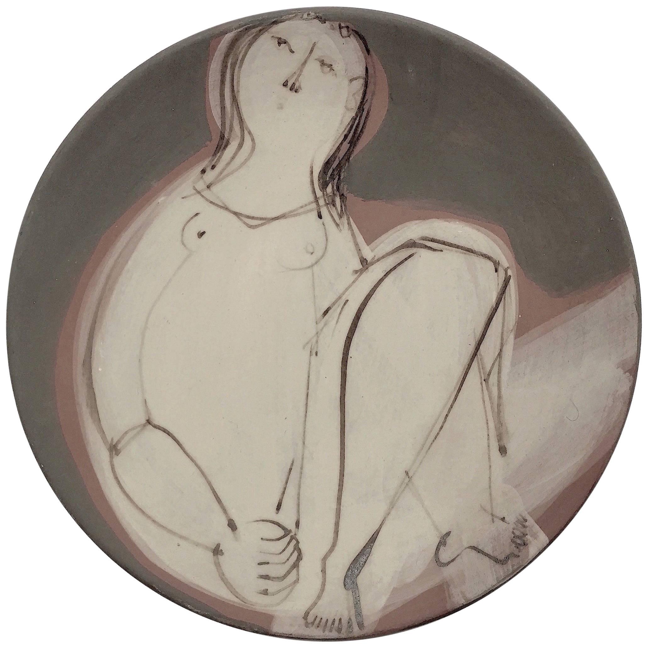 Jacques Innocenti, Wall Ceramic Decorative Plate