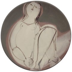 Jacques Innocenti, Wall Ceramic Decorative Plate