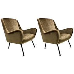 Pair of Italian Armchairs, 1960