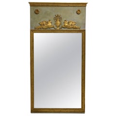 French Empire Period Trumeau Mirror