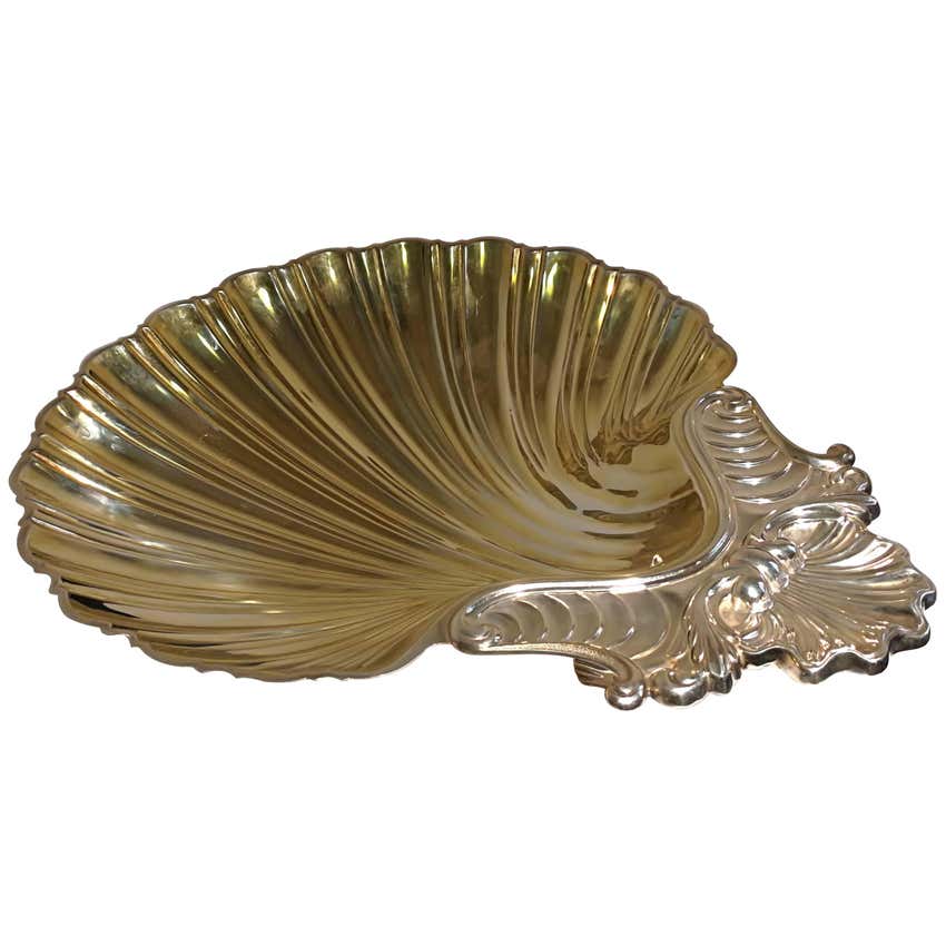 Silver Shell Centrepiece at 1stDibs