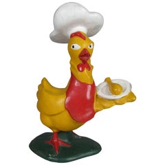 Chef Hen Serving Chicken 