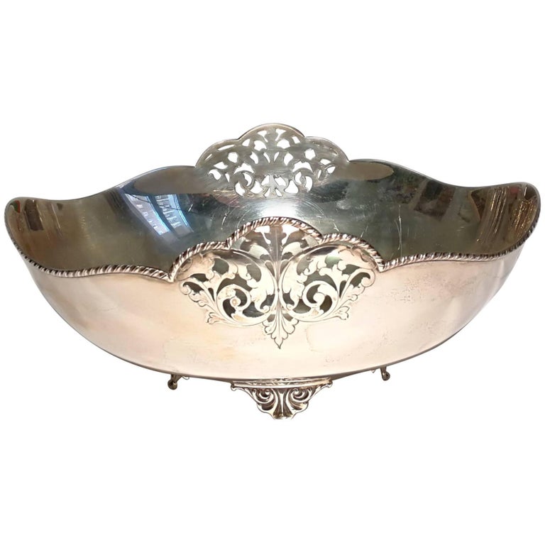 Silver Fruit Dish For Sale at 1stdibs