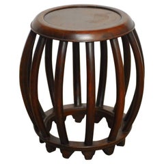 Chinese Ming Style Rosewood Garden Stool or Drinks Table