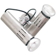 Double Tubular Sconce by Alain Richard for Disderot, France