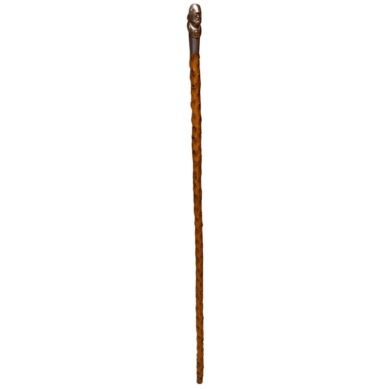 Rare 19th Century Czech Walking Stick, circa 1890