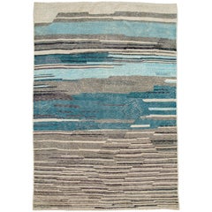 Modern Moroccan Room Size Area Rug