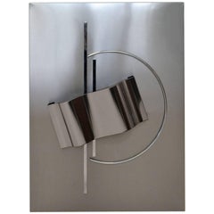 Wall Light or Sconce after Angelo Brotto Mixed Metals Sculptural Space Age