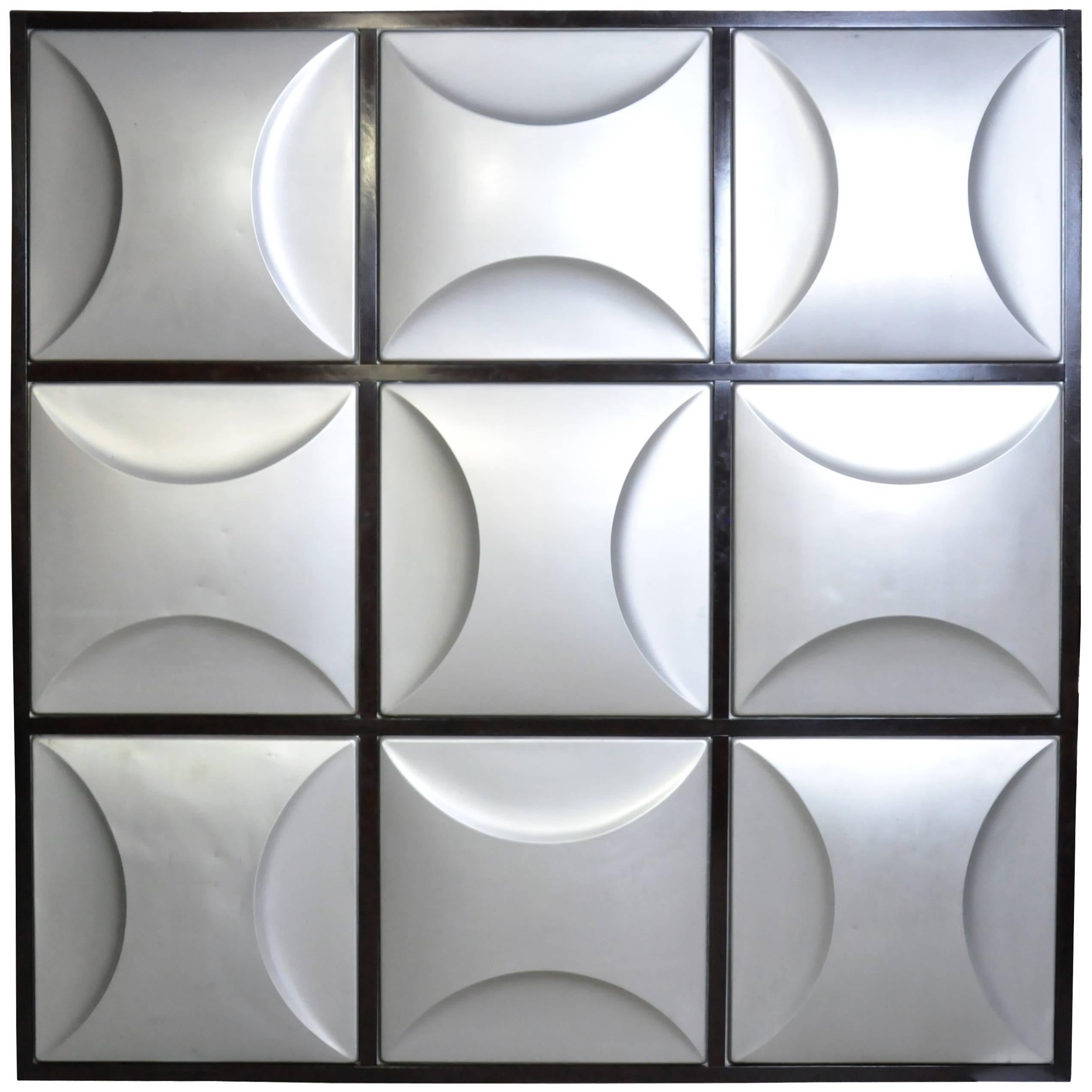 Set of Nine Aluminum Wall Panels