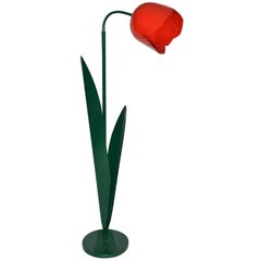 Tulip Floor Lamp Pop Art in Painted Metal by Bliss UK, 1980