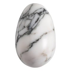 Paonazzo Marble Paperweight with Mouse Shape