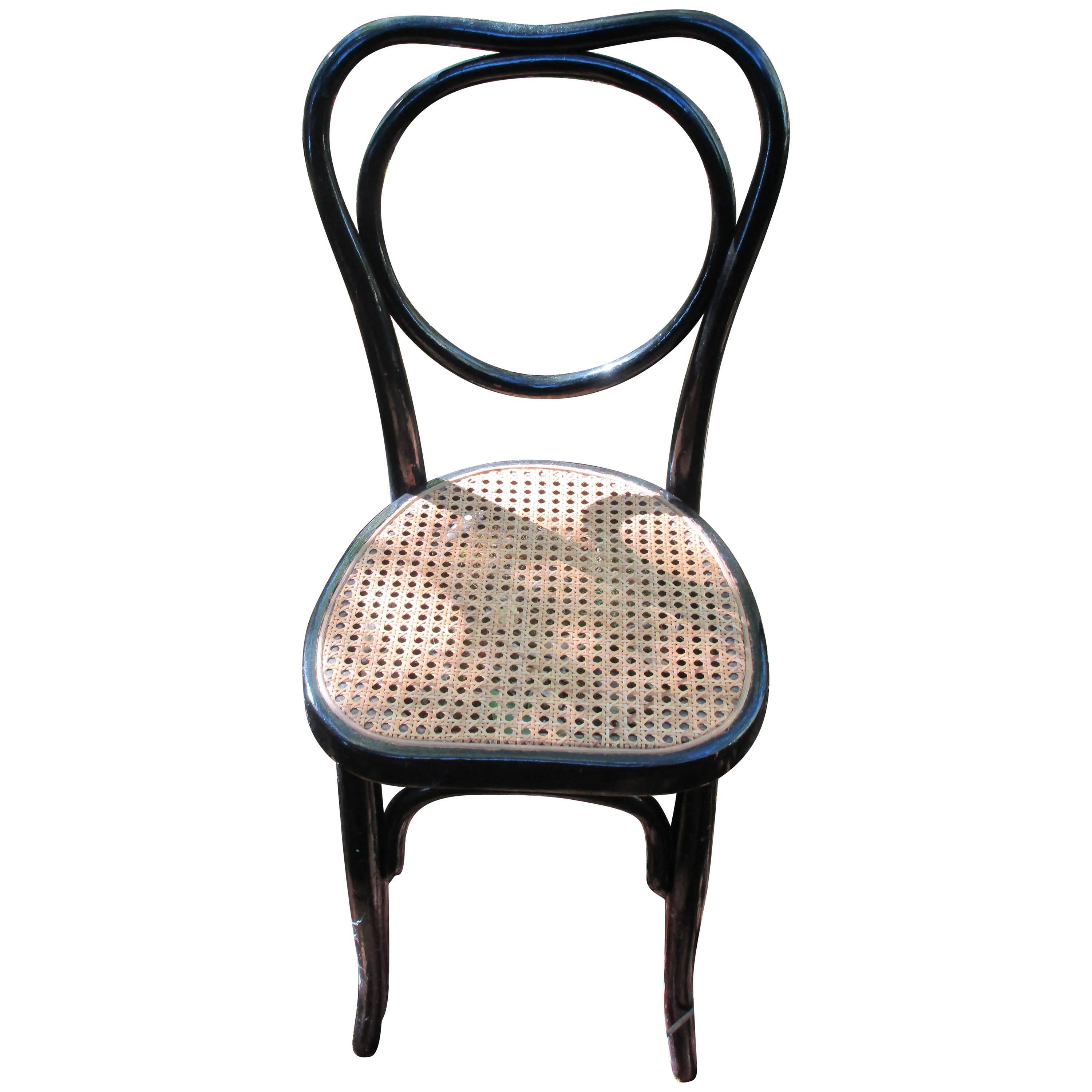 J J Kohn Bentwood Ebonized Chairs, 19th Century Austria