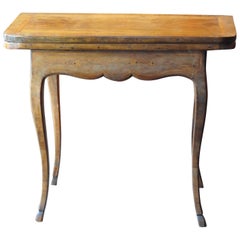 18th Century Period Louis XV Walnut Game Table