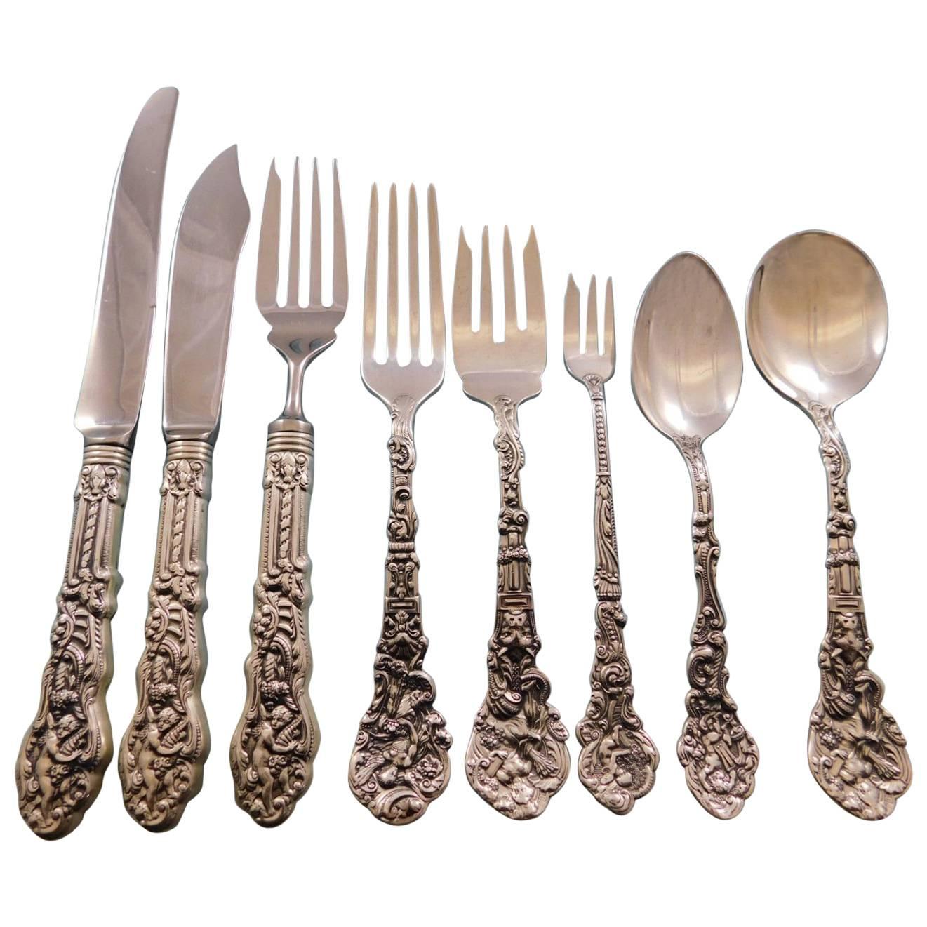 Versailles by Gorham Sterling Silver Flatware Set 12 Service 103 pieces