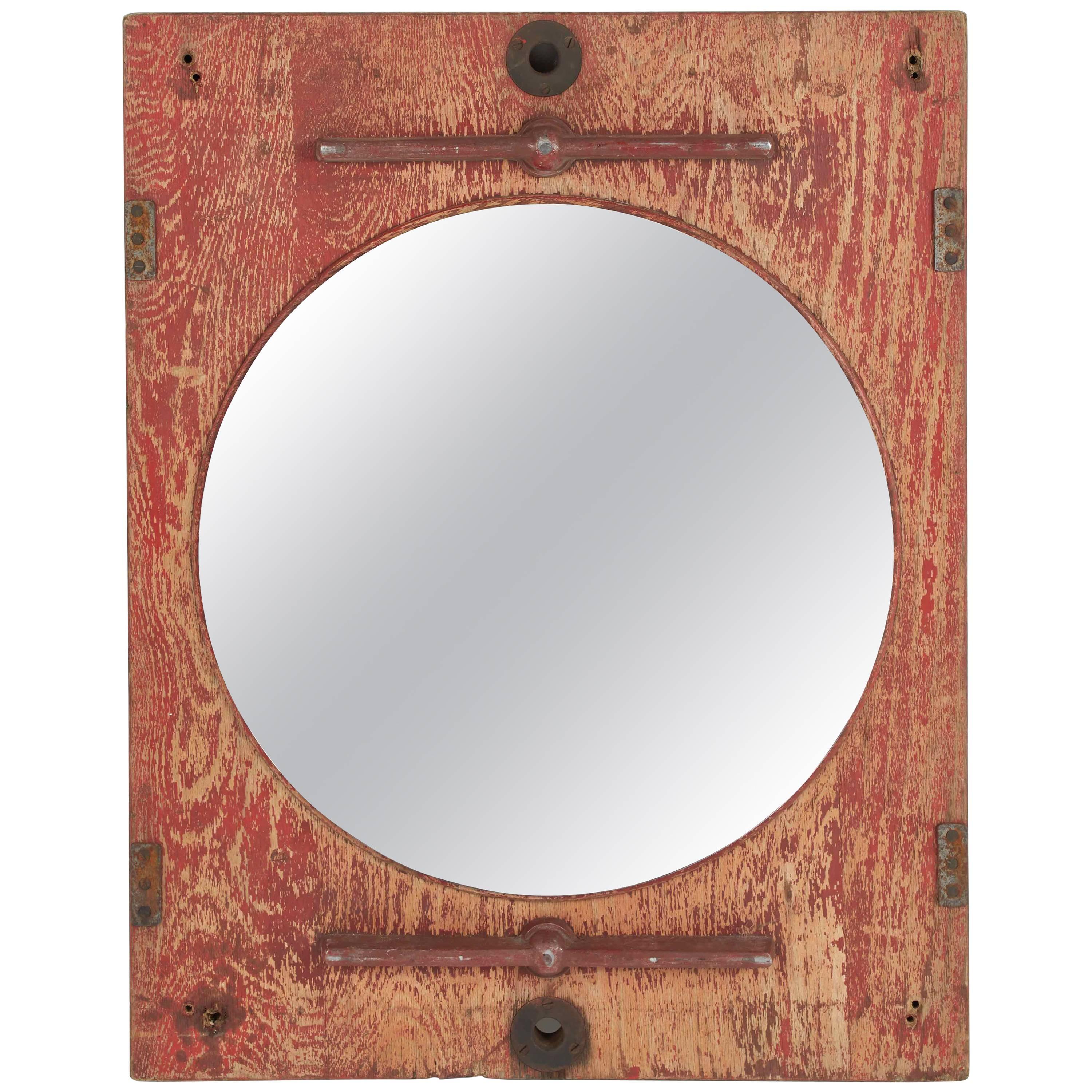 Late 19th Century Painted French Mirror