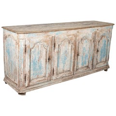 18th Century Provencal Painted Enfilade Buffet