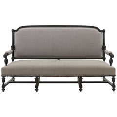 Waxed Linen Sofa