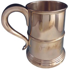 Hannah Hull by Tuttle Sterling Silver Mug Tankard Large Hollowware (#2140)
