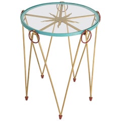 French Mid-Century Modern and Whimsical Side Table