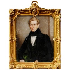 Portrait Miniature of Sir George Douglas, Baronet by J.C.D. Engleheart, 1821