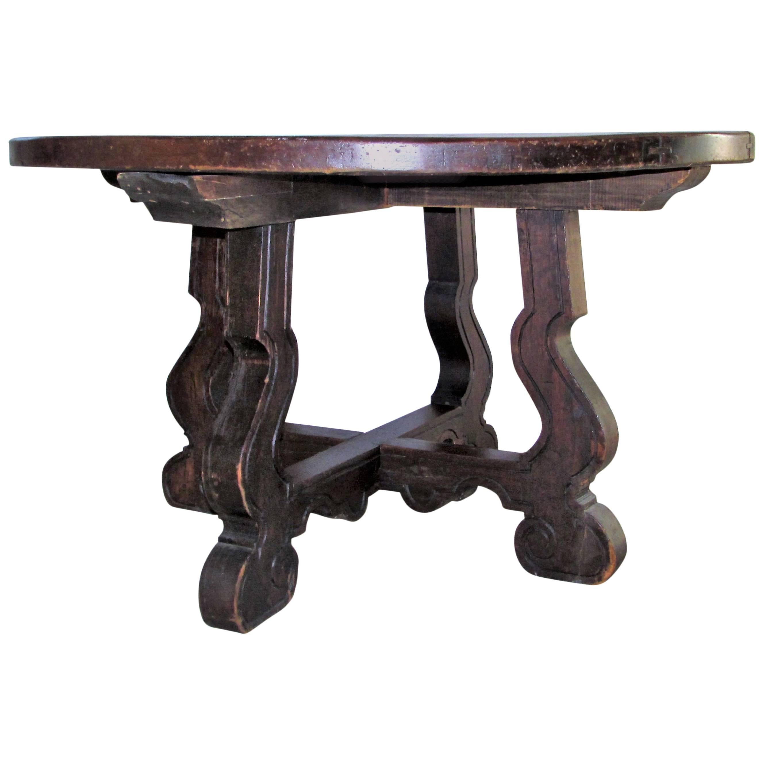  Antique Catalan Style Pine Table, 1800 For Sale