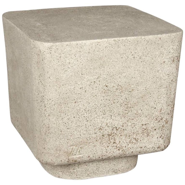 Lightweight Outdoor Side Table In Natural Concrete Finish By Lightweight Outdoor Side Table In Natural Concrete Finish By Zachary A Design For