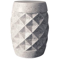 Lightweight Outdoor Side Table in 'Natural Concrete' by Zachary A. Design