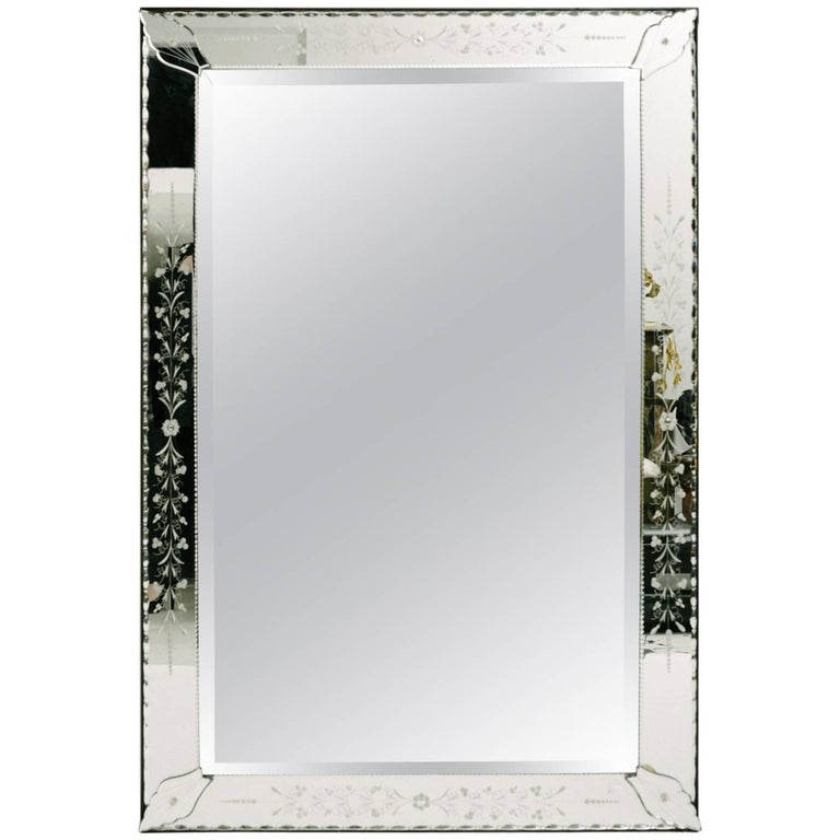 Rectangular Mirror, circa 1940 For Sale at 1stdibs